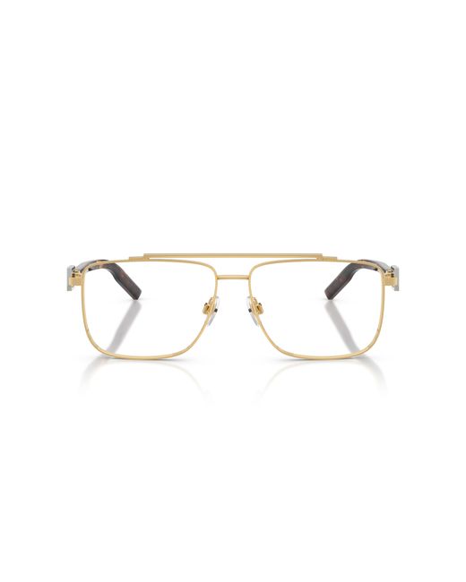 Dolce & Gabbana Black Dg1368 02 Optical Frames Metal Transparent Pilot Normal for men