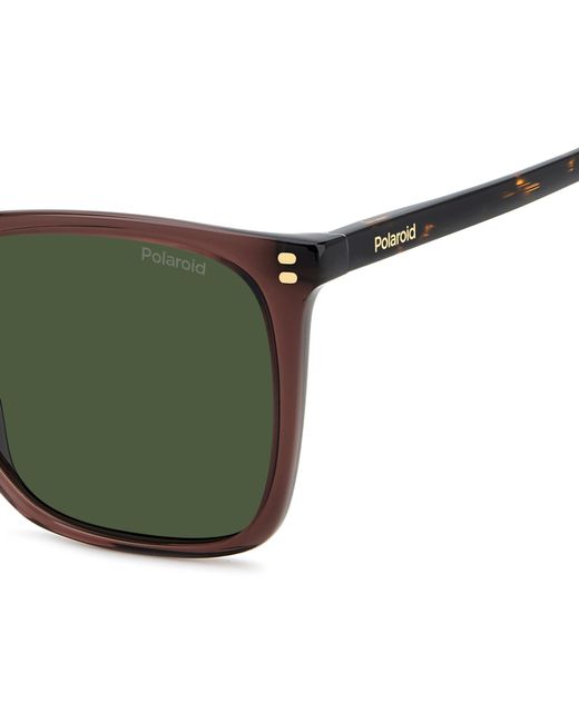 Polaroid Green Pld 4201/S/X 09Q/Uc Sunglasses Acetate Squared Polarized