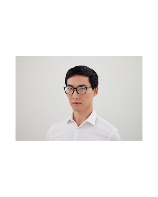Montblanc Black Mb0293Oa 001 Optical Frames Acetate Squared for men