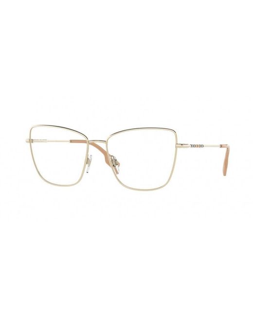 Burberry Black Be1367 Bea 1338 Optical Frames Metal Cat Eye