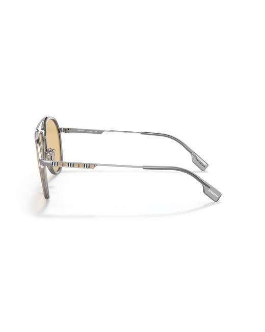 Burberry Black Be3125 Oliver 1003/8 Sunglasses Metal Pilot Normal for men