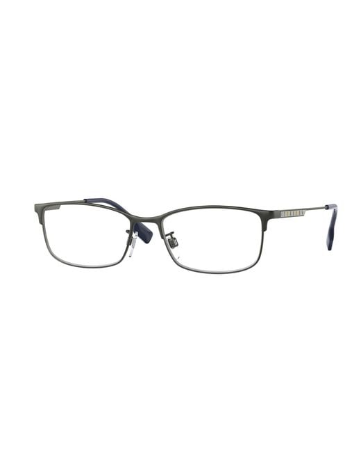 Burberry Black Be1357Td 1014 Optical Frames Titanium Transparent Squared Normal for men