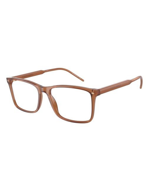 Giorgio Armani Black Ar7258 5932 Optical Frames Acetate Transparent Squared Normal for men