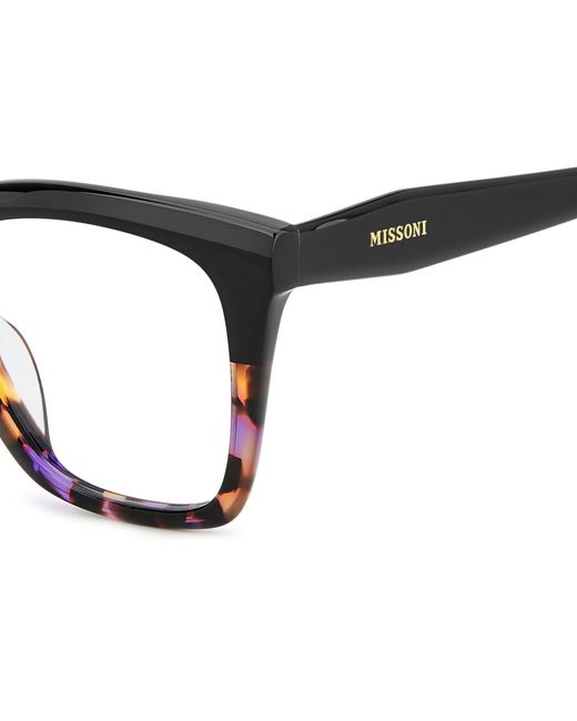 Missoni Black Mis 0275/G F0T Optical Frames Acetate Squared Normal