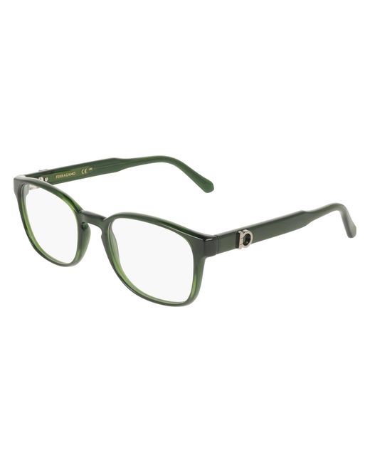 Ferragamo Black Sf3027E 317 Optical Frames Geometric Normal for men
