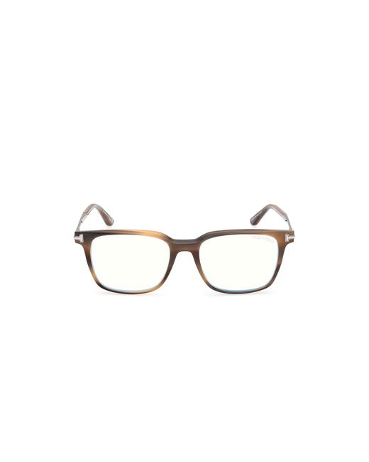 Tom Ford Black Ft6124-B 055 Optical Frames Acetate Squared Normal for men