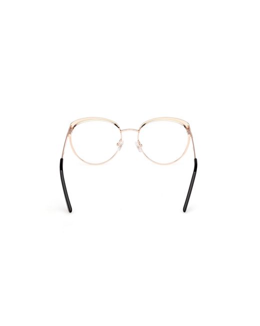 Guess Black Gu50250 005 Optical Frames Metal Round Normal