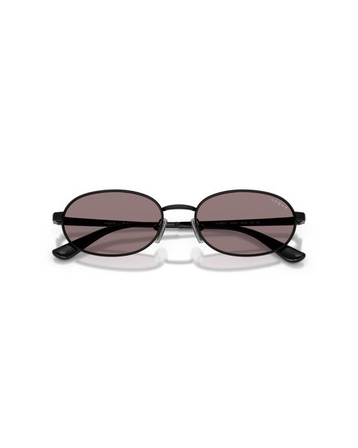 Vogue Eyewear Black Vo4353S 352/7N Sunglasses Metal Round Normal