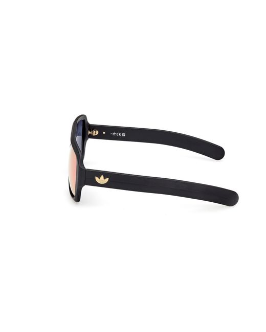 Adidas Black Or0132 02U Sunglasses Acetate Bordeaux Squared Normal