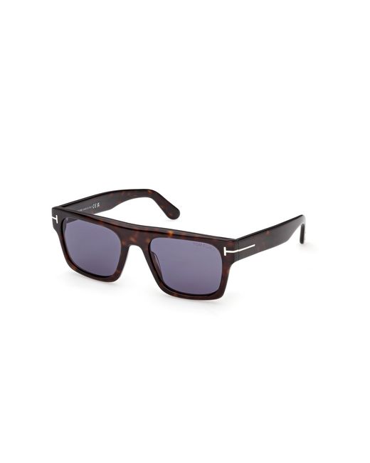 Tom Ford Black Ft1337 Cyrus-02 52V Sunglasses Acetate Squared Normal for men