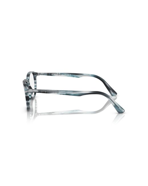 Persol Black Po3143V 1051 Optical Frames Acetate Transparent Round Normal for men