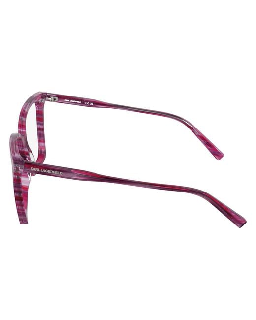 Karl Lagerfeld Black Kl6231 609 Optical Frames Acetate Squared Normal
