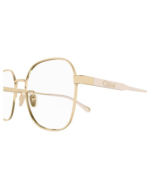 Chloé Black Ch0274Oa 002 Optical Frames Metal Transparent Round