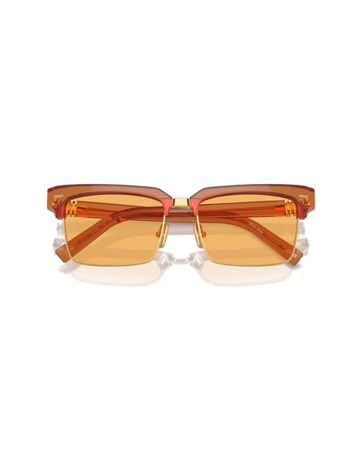 Miu Miu Black Mu 10Zs 15T0B7 Sunglasses Acetate Squared Normal