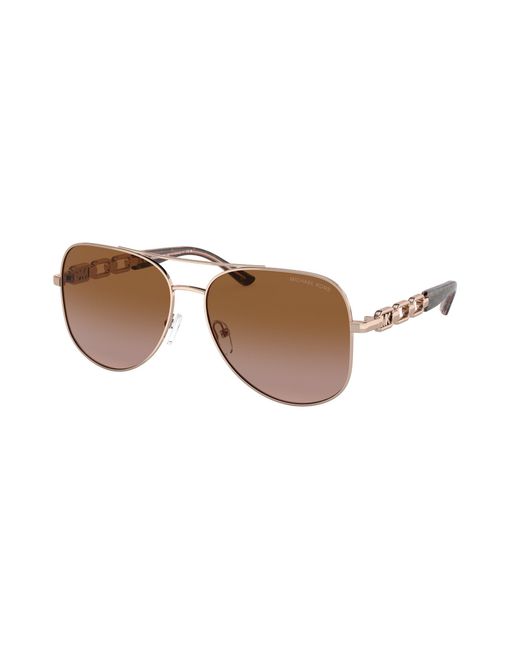 Michael Kors Black Mk1121 Chianti 110813 Sunglasses Metal Pilot Normal Shaded