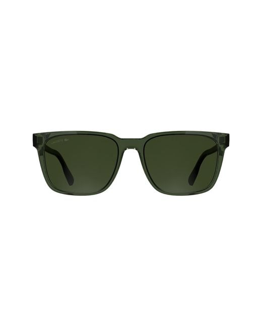 Lacoste Black L6077S 301 Sunglasses Bio-Inject Squared Normal for men