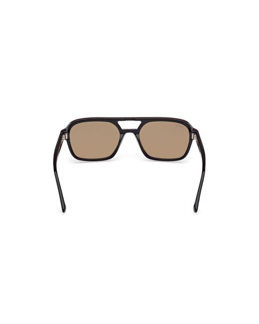 Web Black We0376 50E Sunglasses Acetate Squared Normal for men