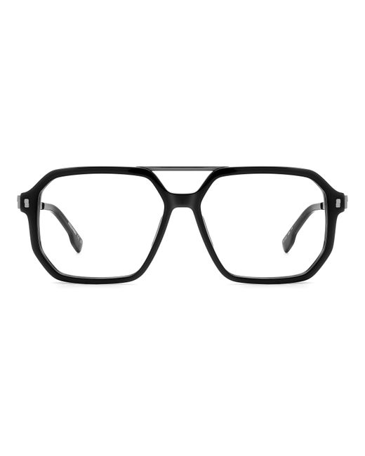 DSquared² Black D2 0123 Ans Optical Frames Acetate Squared for men