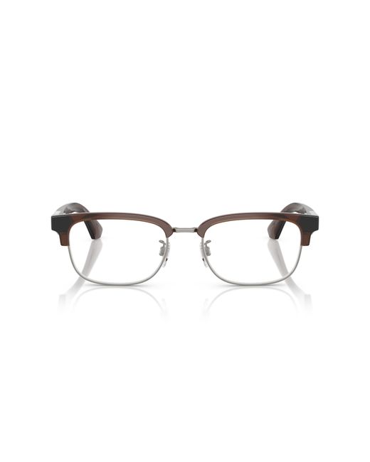 Burberry Black Be2424D 4245 Optical Frames Injected Transparent Squared Normal for men