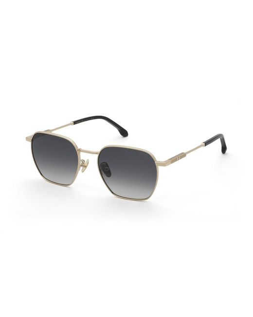 Lozza Black Sl2439 300 Sunglasses Metal Smoke Squared Normal Shaded for men