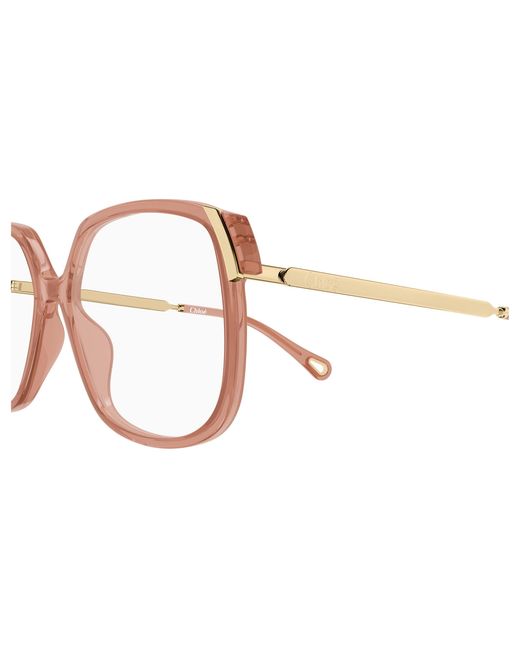 Chloé Black Ch0287O 009 Optical Frames Acetate Transparent Squared