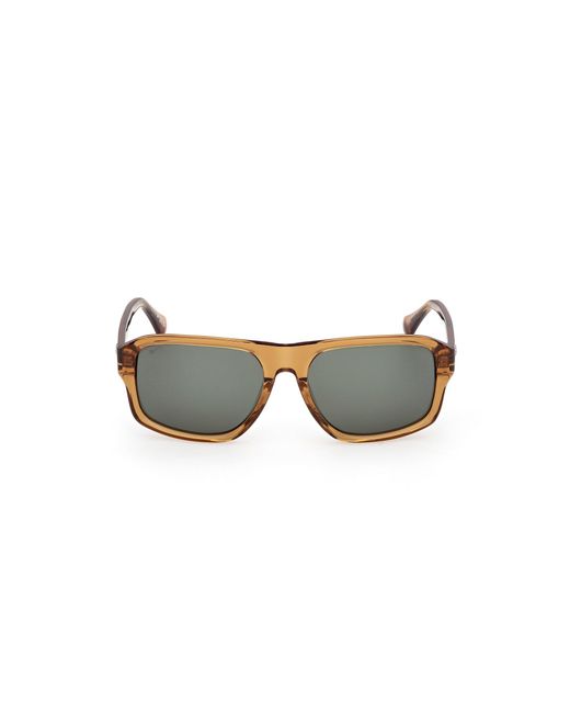 Web Black We0393 39N Sunglasses Acetate Squared Normal for men
