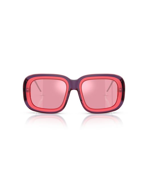DIESEL Pink Dl2015U 204930 Sunglasses Acetate Squared Normal