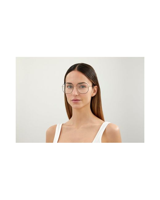 Gucci Black Gg0396O 001 Optical Frames Metal Transparent Squared
