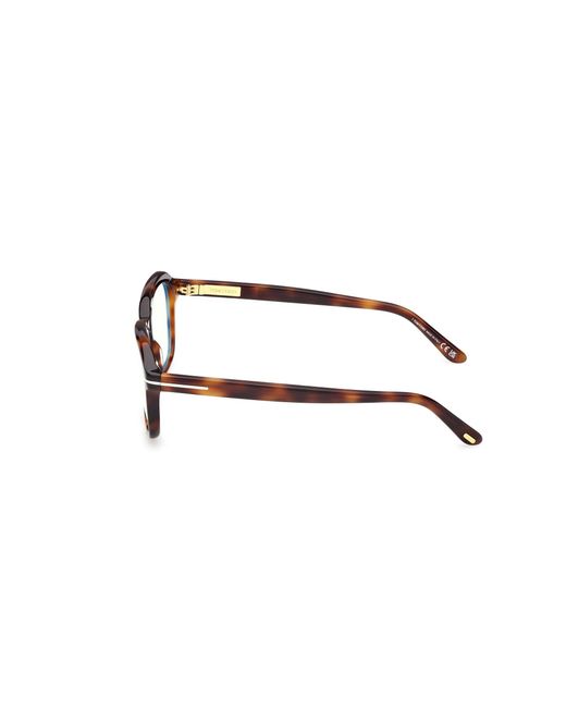 Tom Ford Black Ft6060-B 053 Optical Frames Acetate Squared Normal for men