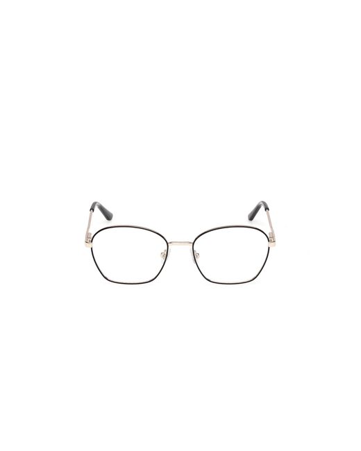 Guess Black Gu50272 005 Optical Frames Metal Squared Normal