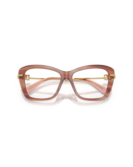 Dolce & Gabbana Black Dg3439 3473 Optical Frames Acetate Transparent Squared Normal