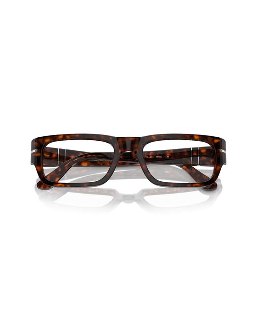 Persol Black Po3347V 24 Optical Frames Acetate Transparent Squared Normal