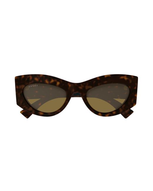 Gucci Black Gg1843S 002 Sunglasses Acetate Cat Eye