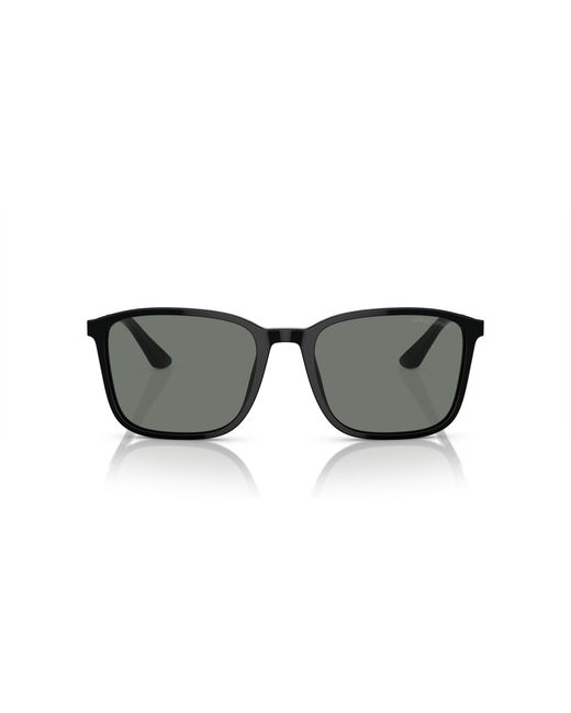 Giorgio Armani Black Ar8197 5001/1 Sunglasses Acetate Squared Normal for men