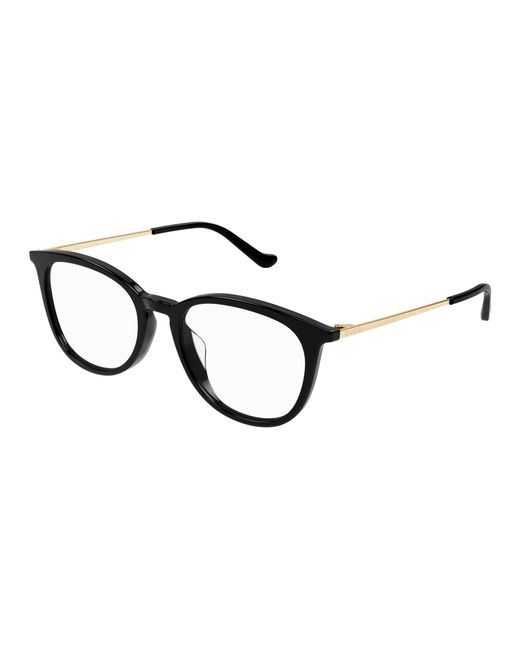 Gucci Black Gg1468Oa 001 Optical Frames Acetate Transparent Round