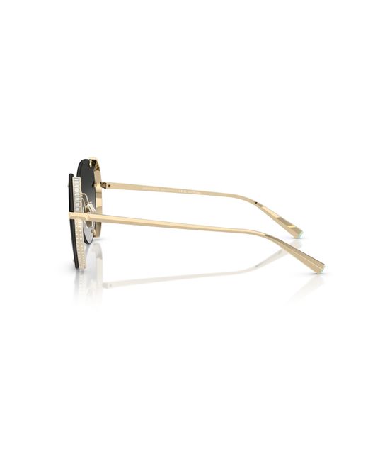 Tiffany & Co Black Tf3110Kb 62203C Sunglasses Metal Round Normal Shaded