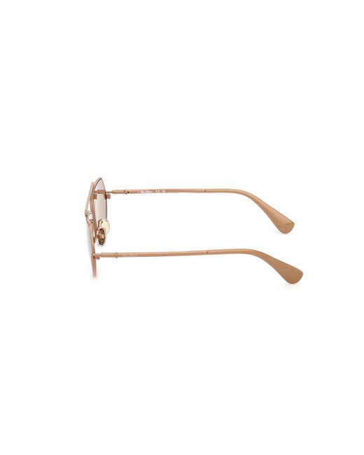 Max Mara Black Mm0165 Joey 45E Sunglasses Metal Round Normal