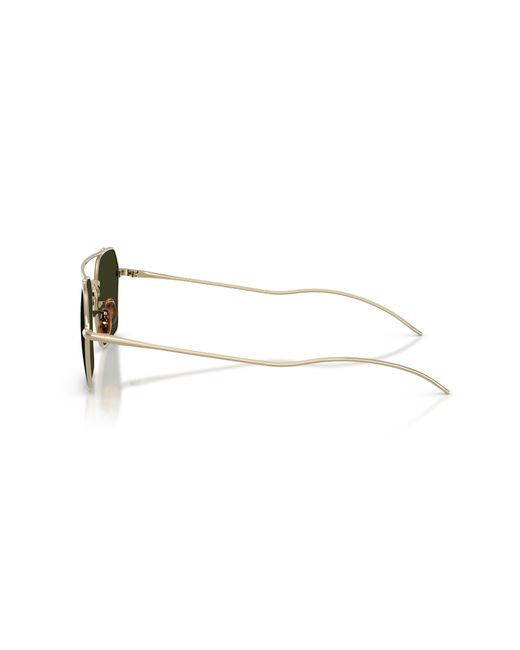 Oliver Peoples Green Ov1365St Tk-15 5035P1 Sunglasses Titanium G15 Geometric Polarized
