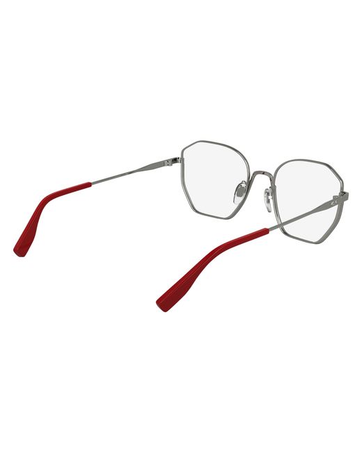 Karl Lagerfeld Black Kl356 638 Optical Frames Metal Squared Normal