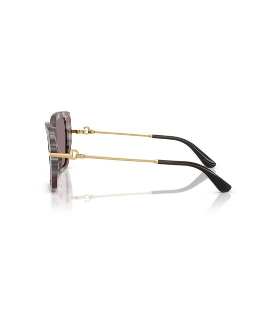 Dolce & Gabbana Black Dg4474 34457N Sunglasses Acetate Butterfly Normal