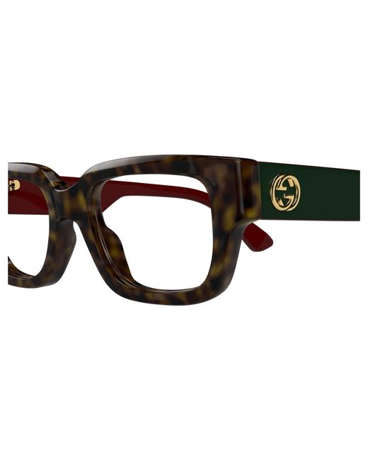 Gucci Black Gg1666O 002 Optical Frames Acetate Transparent Cat Eye