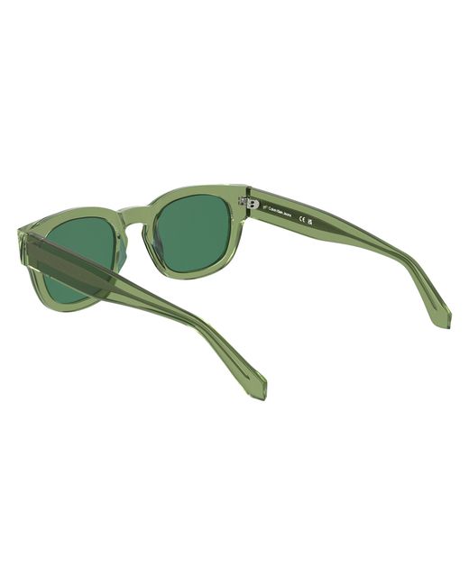 Calvin Klein Green Ckj25601S 305 Sunglasses Acetate Geometric Normal
