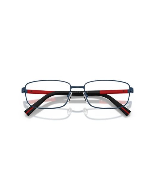 Prada Linea Rossa Black Ps 50Sv Tfy1O1 Optical Frames Metal Pillow Normal for men