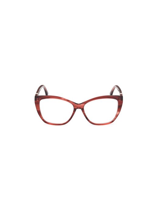 Max Mara Black Mm5036 068 Optical Frames Acetate Squared Normal