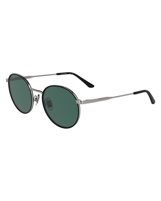 Calvin Klein Black Ck25101S 001 Sunglasses Metal Round Normal