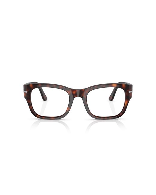 Persol Black Po3297V 24 Optical Frames Acetate Transparent Squared Normal