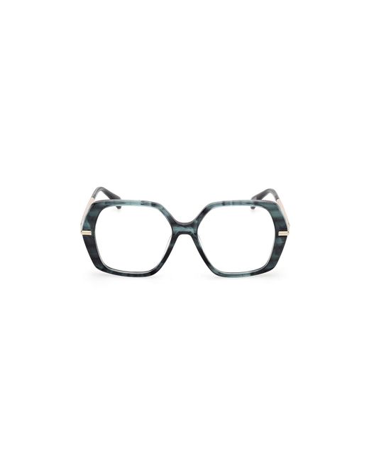 Max Mara Black Mm5175 098 Optical Frames Acetate Geometric Normal