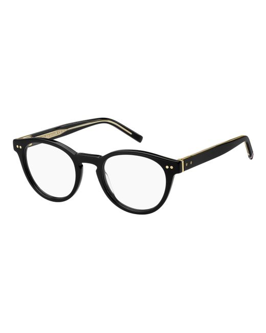 Tommy Hilfiger Black Th 1984 807 Optical Frames Bio-Cecid Round for men