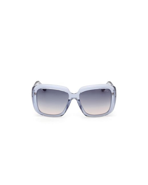 Guess Black Gu00288 90W Sunglasses Injected Squared Normal