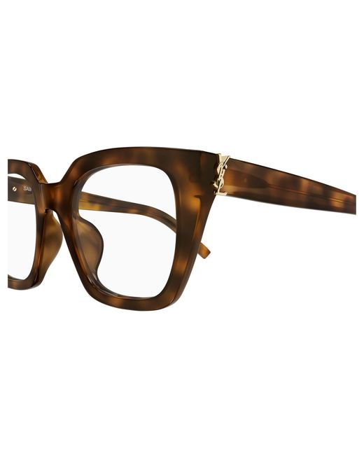 Saint Laurent Black Sl M143 Opt 003 Optical Frames Acetate Transparent Cat Eye